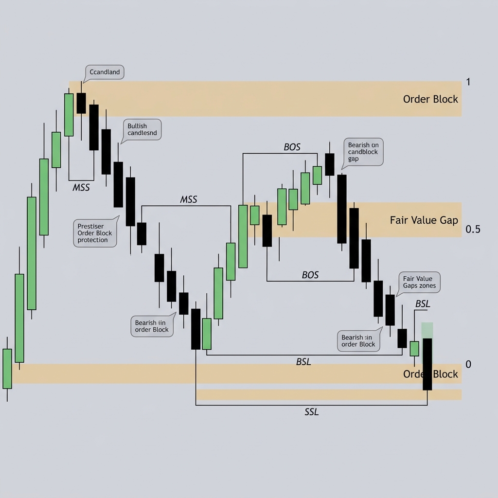 Market Structure Shift và Market Cycle trong ICT Chuẩn